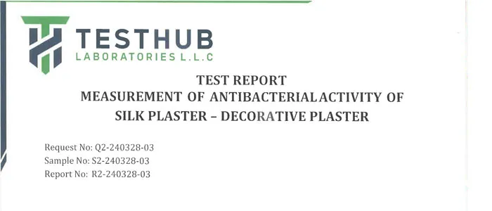 Anti bacterial-Decorative Plaster